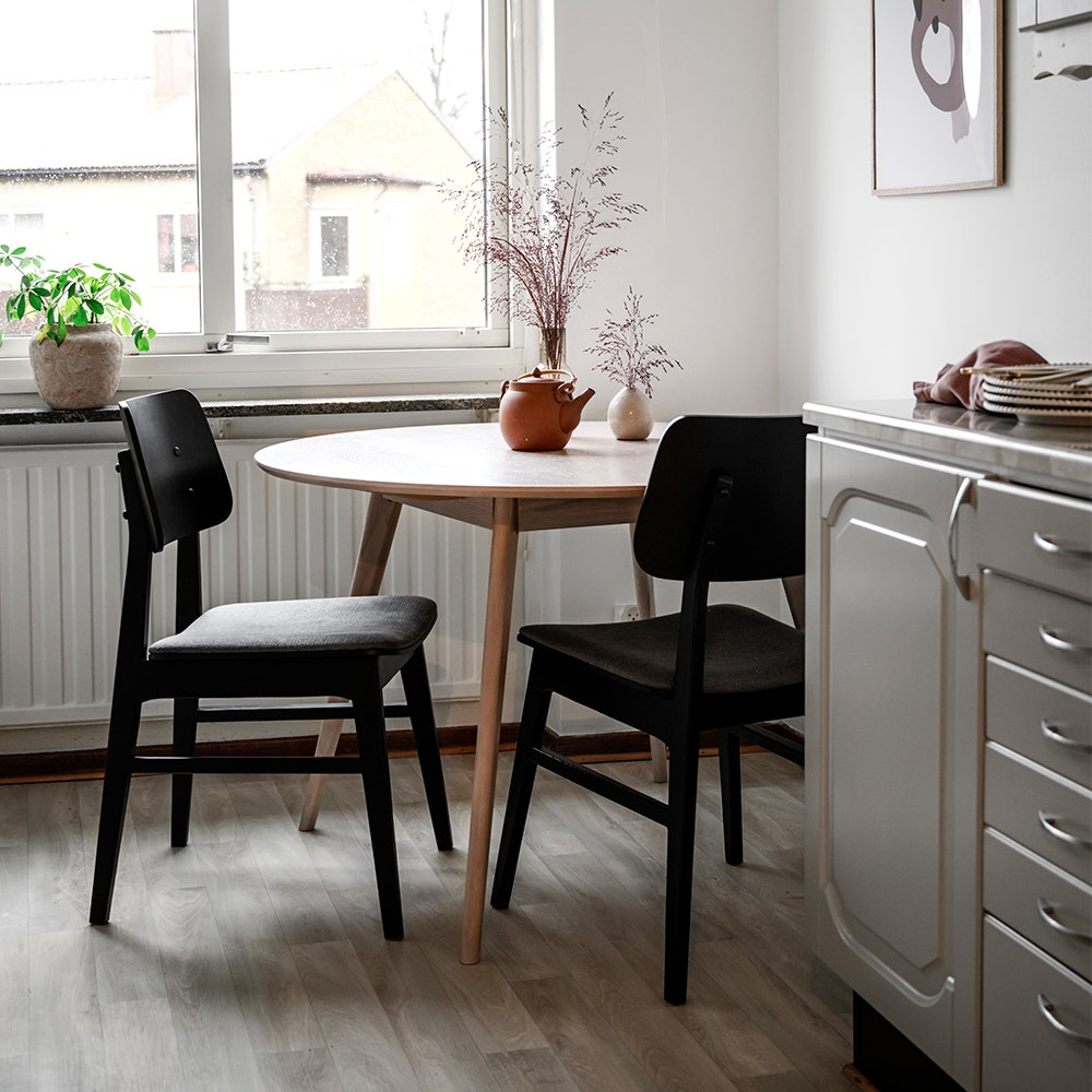 hoeveel ruimte nodig voor een ronde tafel met stoelen