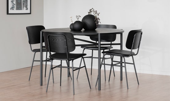 Welke eetkamerstoelen bij een ronde tafel?