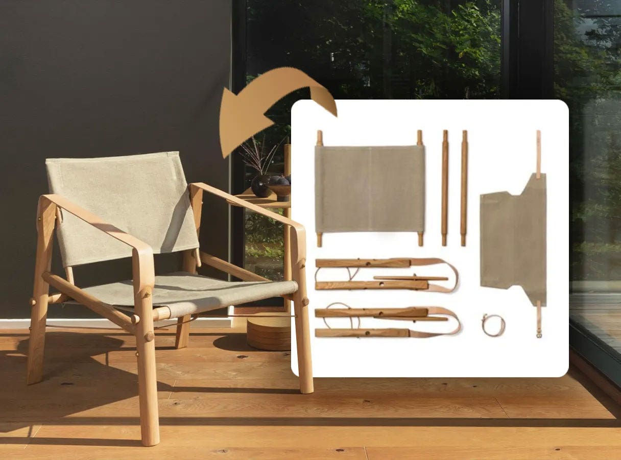 De Nomad chair van WeDoWood