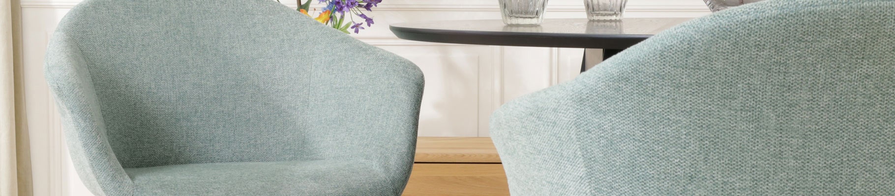 Groene eetkamerstoelen