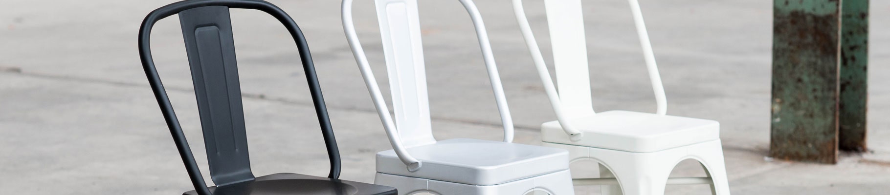 Industriële eetkamerstoelen