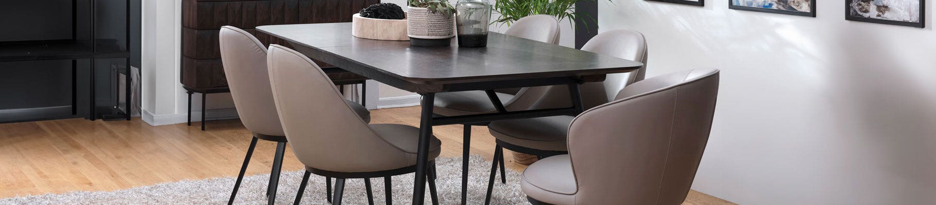 Leren eetkamerstoelen van Gewoonstijl Leren eetkamerstoelen