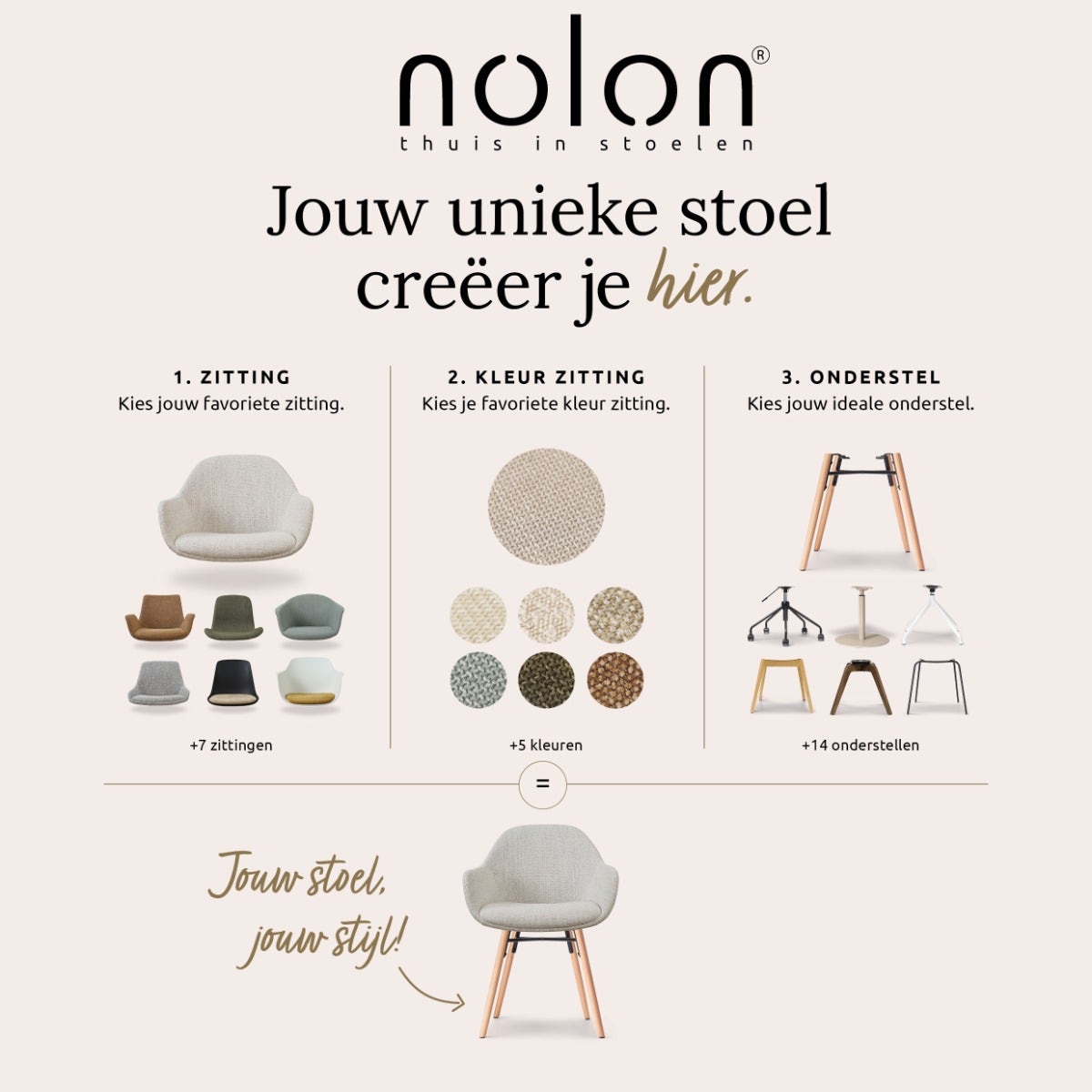 De Nolon Ninte teddy fauteuil