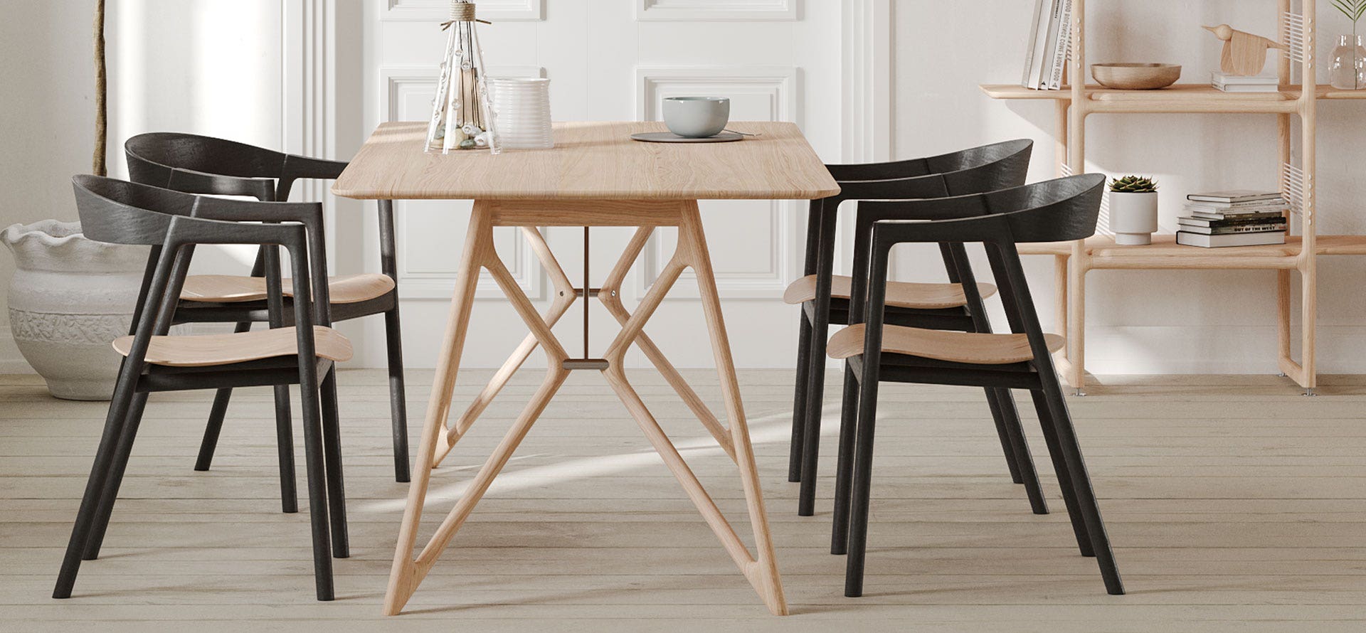 'Three features, one feeling'