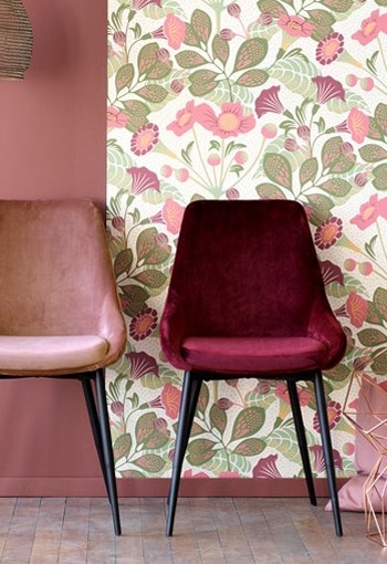 Velvet eetkamerstoelen