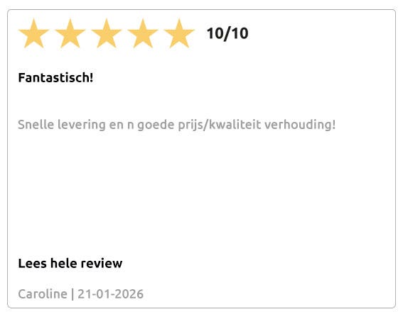 Bekijk hier de reviews en ervaringen van echte klanten van Gewoonstijl