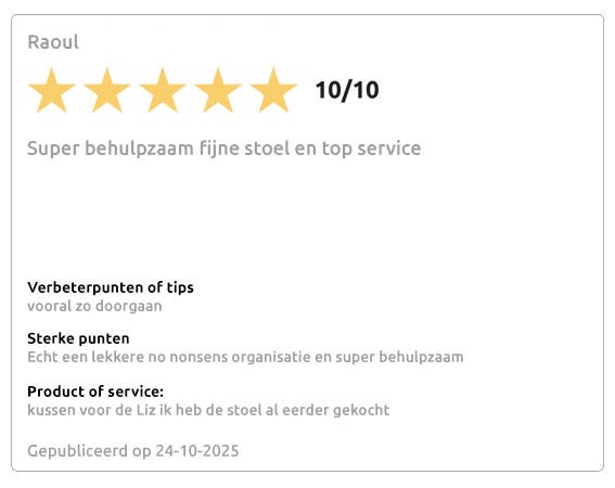 Bekijk hier de reviews en ervaringen van echte klanten van Gewoonstijl